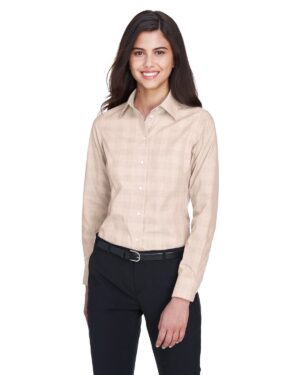 Devon & Jones Ladies’ Ladies’ Crown Collection® Gingham Check Woven Shirt
